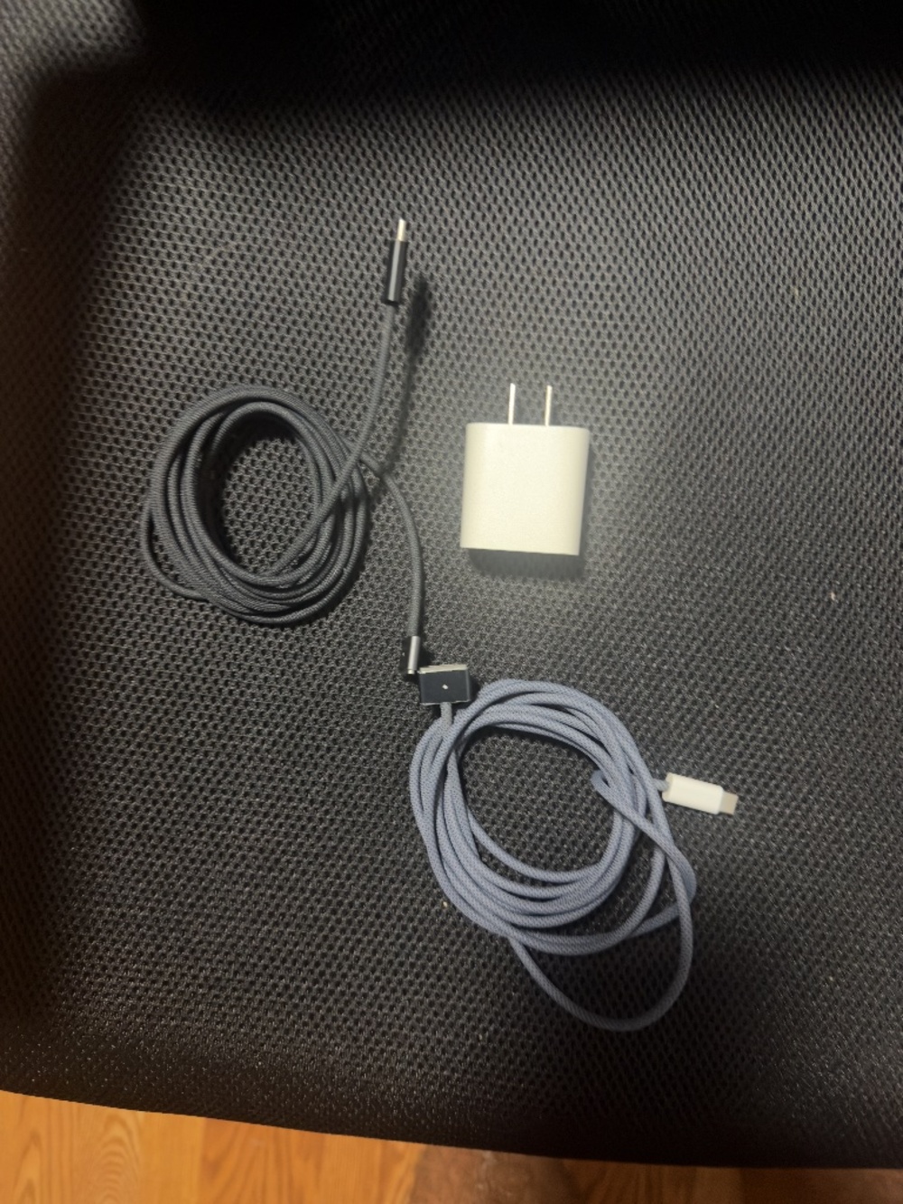2 Apple MagSafe Chargers + USBC Block USED